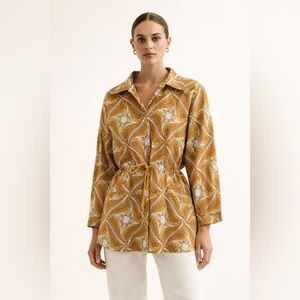 Salvador Ferragamo Vintage Cheetah Print Windbreaker Jacket Size Large